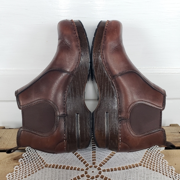 **SOLd*thankyou🌹HTF Dansko Frankie☆Antique Burnished Brown☆EU39 /US 8.5-9 - Picture 12 of 14